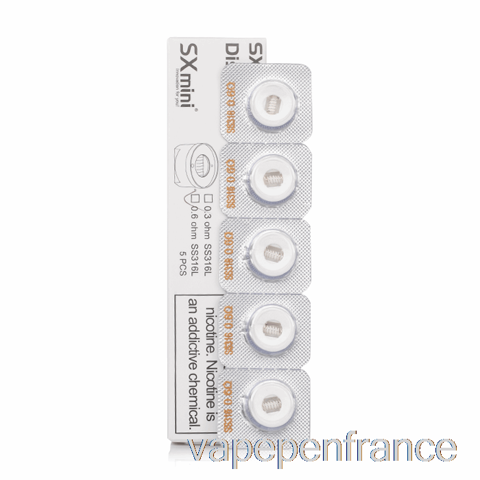 Bobines De Remplacement Yihi Sx Nano Ada Bobines 0,6ohm Stylo Vape
